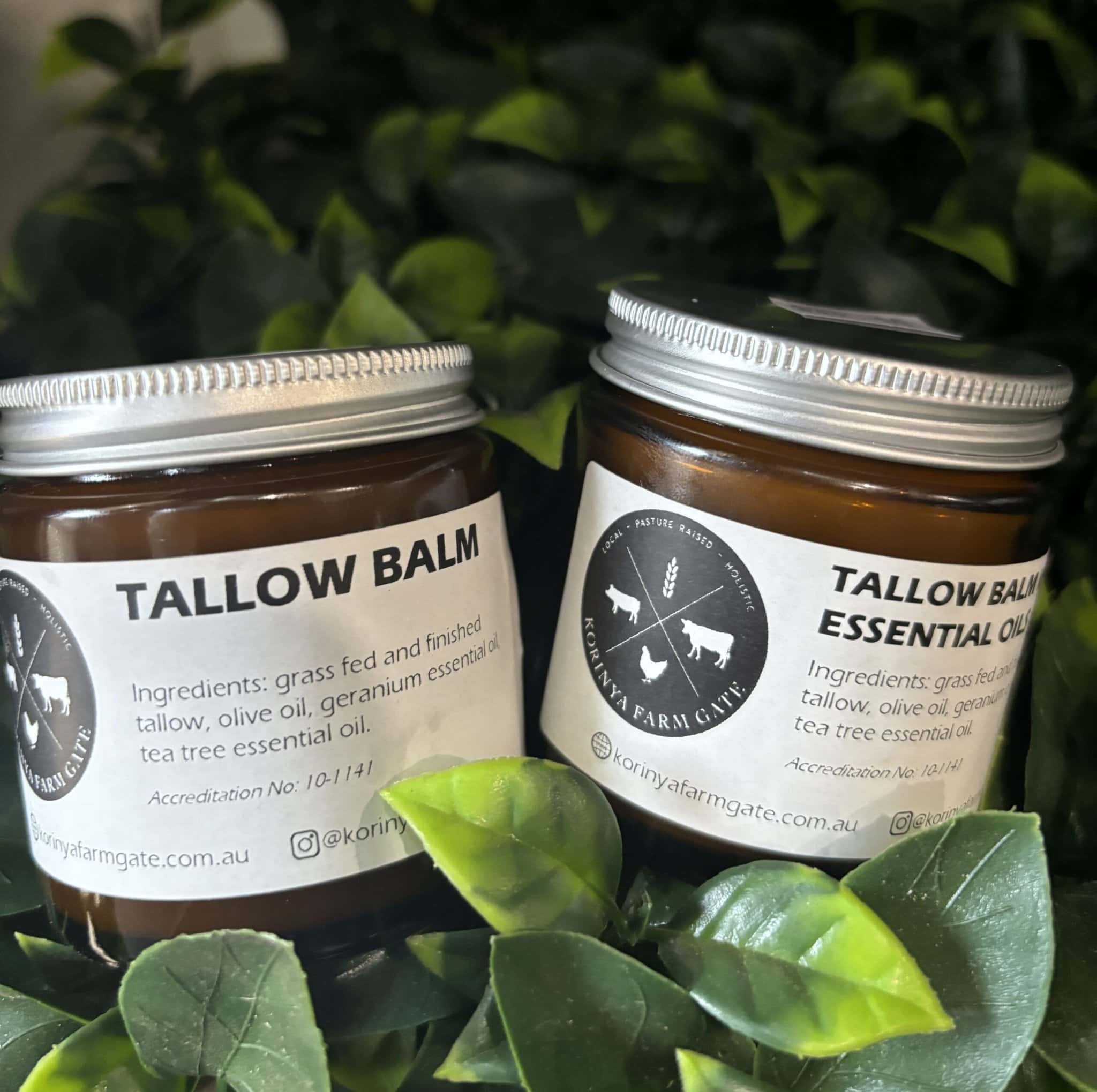 Tallow Balm With Essential Oils 120ml Jar