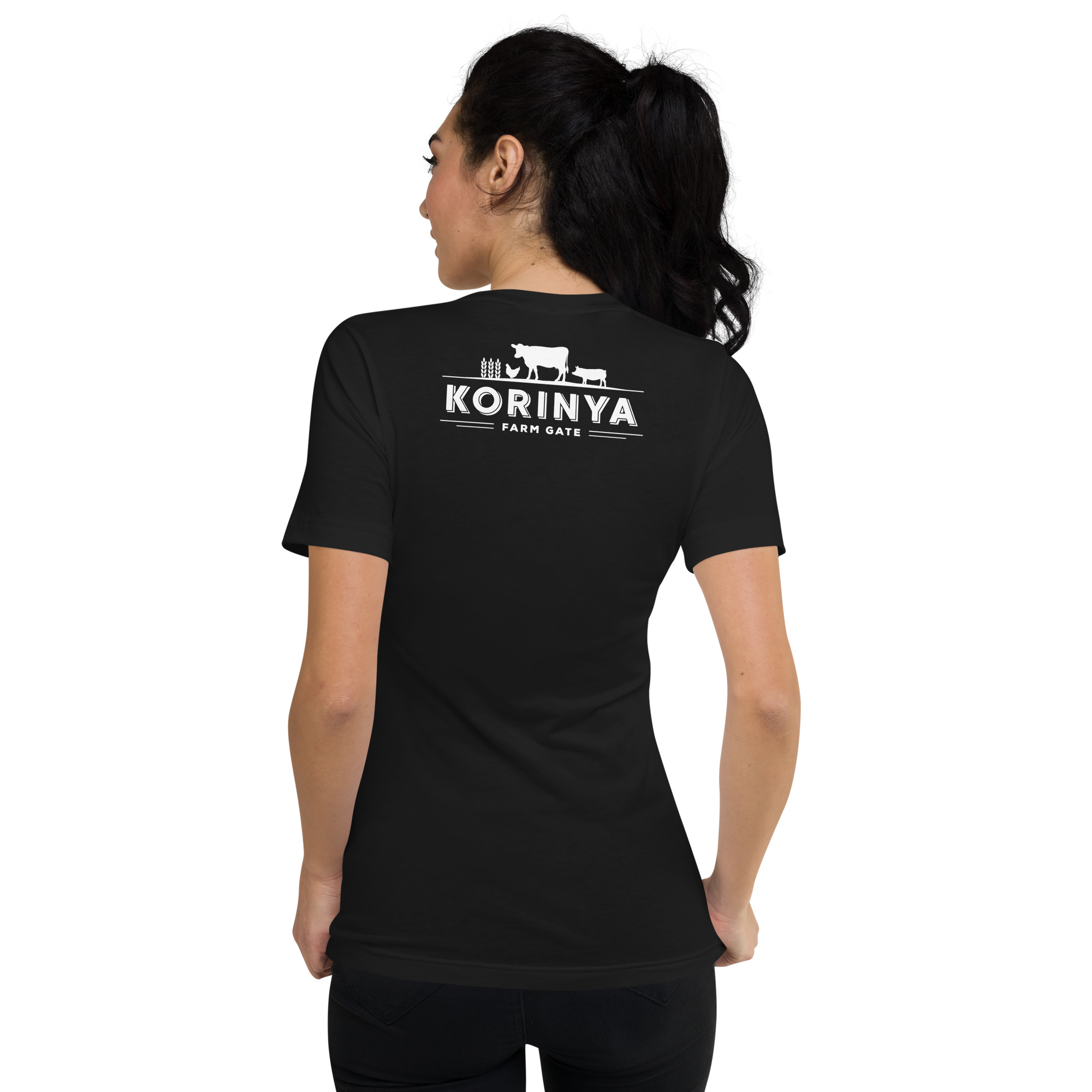 Korinya's "K" V-Neck T-Shirt - Image 7