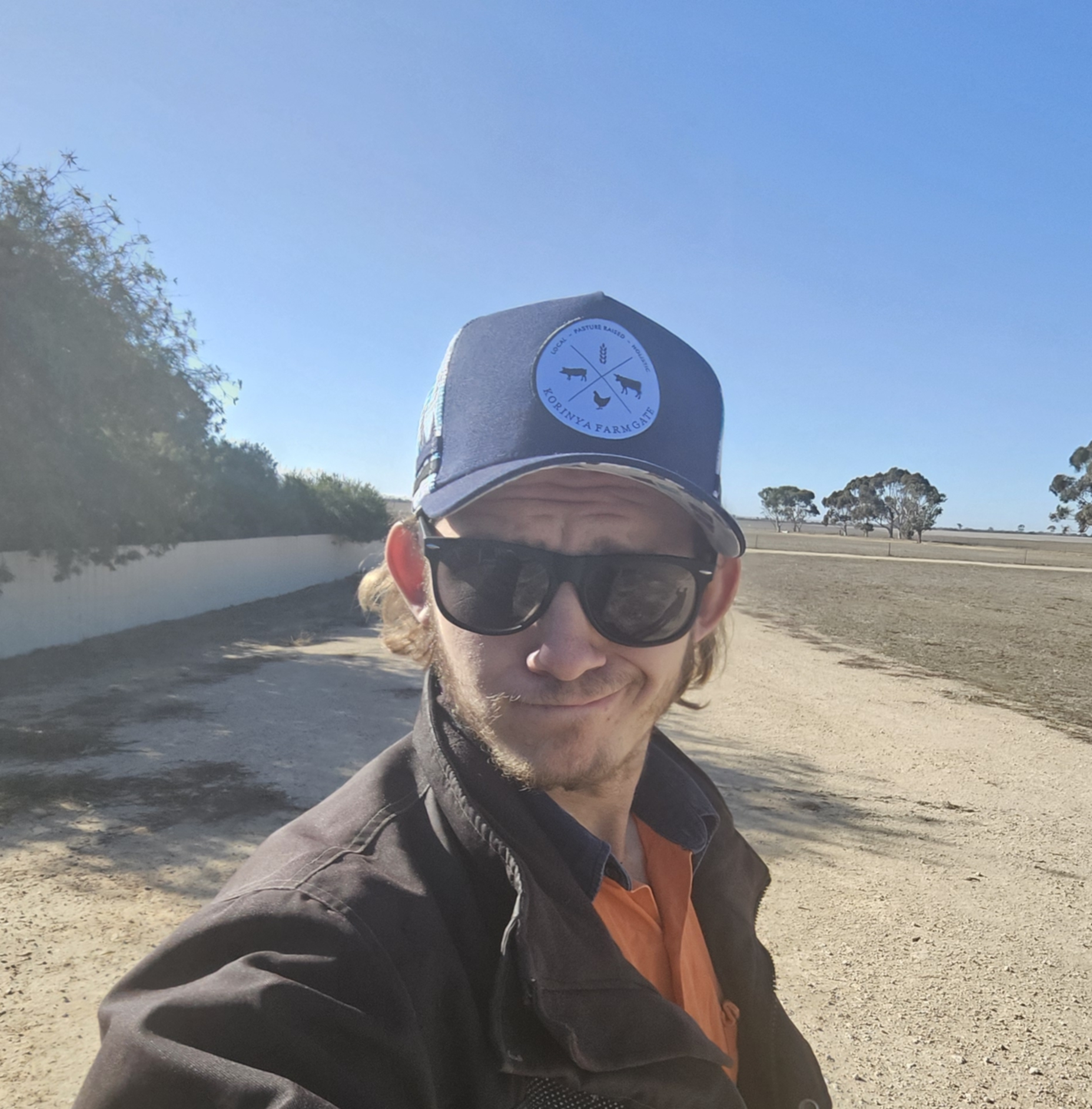 Patterned Blue Korinya Farm Gate Hat - Merchandise - Image 3