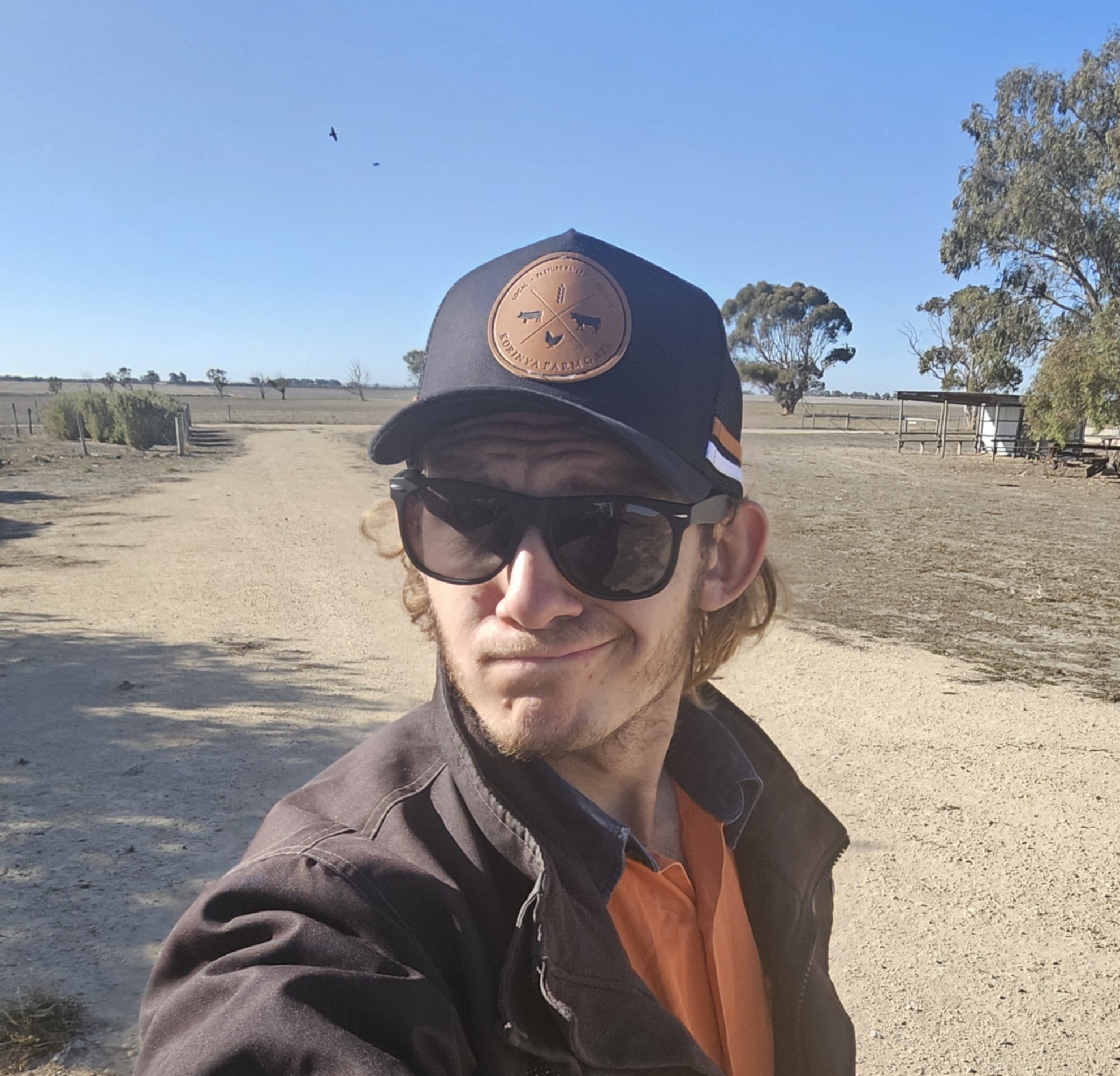 Black Tan & Leather Hat - Merchandise - Image 2